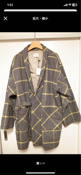 ATHA BIG CHECK NORAGI COAT