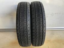 激安中古タイヤ　　155R13 6PR LT ダンロップ　ENASAVE VAN01 18年製　　2本_画像1