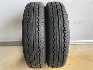 激安中古タイヤ　　165/80R14 97/95N LT ダンロップ　SP LT30A 22年製　　2本