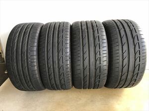 激安中古タイヤ　前後用　245/45R18 100Y / 27540R18 103Y BS POTENZA S001 17/16年製　　4本