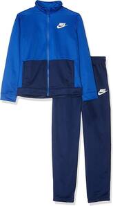 [KCM]Z-nike-42-2s-140* выставленный товар *[NIKE/ Nike ] Junior джерси верх и низ в комплекте AJ5449-478 голубой / темно-синий размер 140(S) ребенок 