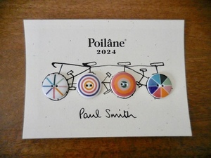 フランス☆フェーヴ【POILANE 2024年 Paul Smith 4個】フェーヴ フェーブ feve ポール・スミス