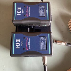 IDX VL-2S PLUS 2連　Vマウント　バッテリーチャージャー　Vバッテリー2個付　現状品