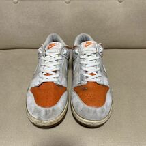 希少 レア NIKE DUNK LOW White-Hoop Orange ナイキ ダンク オレンジ_画像3