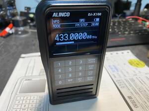 アルインコ DJ-X100 受信機 2024年1月購入 付属品全有