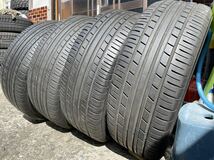 即決 美品? トヨタ純正 プリウス 後期 バリ山 215/45R17 ヨコハマ 19年 17インチ 7J ＋50 100 5H 4本セット ウイッシュ・カローラに?_画像2