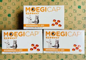 モエギキャップ 100粒×3箱 動物用健康補助食品【賞味期限:2025.07】