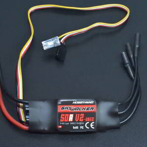 ◆◇ 新品即決 HOBBYWING SKYWALKER 50A V2 2～4セル ◇◆ ホビーウイング ESC ampの画像2