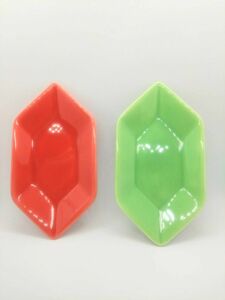 一番くじ ゼルダの伝説　F賞 陶磁器製小皿　ルピー　赤　緑
