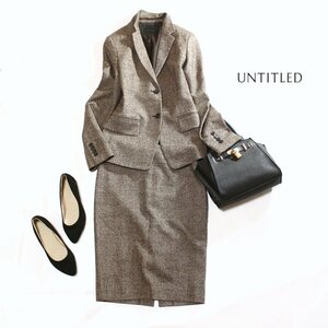  Untitled UNTITLED stock ) world on goods thick wool tweed jacket skirt suit top and bottom set 1 7 number formal go in . type ceremony 