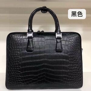 5 сolor selection possibility crocodile . leather business bag shoulder bag high capacity color please inquire 