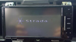 (I)カーナビ パナソニック Strada CN-RA03WD CD/DVD/Bluetooth/TV/USB/ワイド/地図データ2016年 動作確認初期化済み。