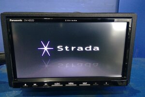 (H)カーナビ パナソニック ストラーダ CN-HE02D フルセグ/bluetooth/DVD/SD 2022年データ 動作確認済［2401082］