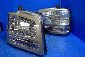 (H) Suzuki Every Wagon /DA62W/DA62V original option head light lamp Gold cover garnish eye line frame [2401844]