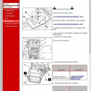 アルファロメオ ブレラBrera/スパイダーSpider 整備マニュアル Workshop Manual 電子版の画像3