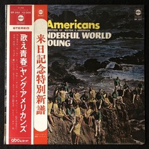 【ペラジャケ】美品 プロモ 見本品 / ヤング・アメリカンズ「歌え青春」THE WONDERFUL WORLD OF THE YOUNG / THE YOUNG AMERICANS / 帯付き_画像1