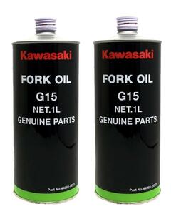 【２本セット】カワサキ純正フォークオイルG15 (1L) J44091-0003