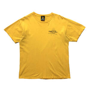 USA 古着 半袖 Tシャツ スタートレック 40周年 記念Tシャツ イエロー メンズM ロゴ バックプリント BA2429