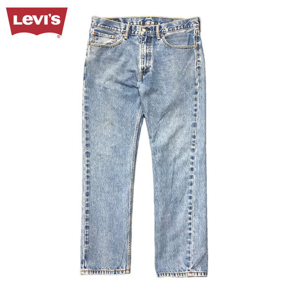 USA 古着 リーバイス 505 ストレート デニムパンツ ジーンズ ジーパン W36 L32 Levis ヴィンテージ 中古 CA0377