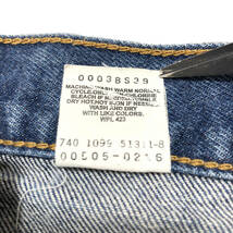 USA 古着 90S 99年 コロンビア製 リーバイス 505 ストレート ジーンズ デニムパンツ ジーパン W34 L30 Levis 中古 CA0397_画像10