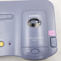 CASIO カシオ MY SEAL COMPUTER マイシールコンピューター LOOPY SV-100 【動作確認済 中古現状品】_画像4