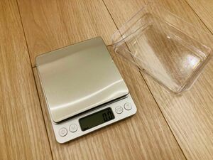 ★ 新品未使用 デジタル キッチン スケール はかり 計量器コンパクト 料理トレイ 秤 計り 送料無料 3kg 精密 0.1g