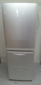 ▽ 三菱 ノンフロン冷凍冷蔵庫 MR-CL38P-S / 冷蔵庫 家庭用 2009年製 MITSUBISHI 