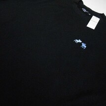 アバクロ*Abercrombie&Fitch*US:XXL/ブラック/オーバーサイズアイコン刺繍半袖Tシャツ_画像2