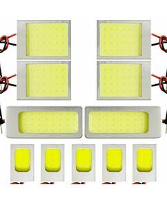 ★新品未使用品 トヨタ 20系 アルファード T10 LED 室内灯 超爆光 COB 全面発光 パネルタイプ ルームランプ 11個セット ホワイト 車検対応