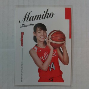 W LEAGUE OFFICIAL TRADING CARDS 田中真美子 FUJITSU RedWave
