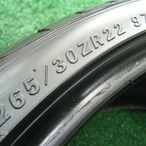 ◆FALKEN AZENIS FK452◆8-9分山 タイヤ 265/30R22【2本set】バリ溝★'19製★車検★交換★高級★ファルケン★265-30-22 97Y XL★画像多数upの画像10