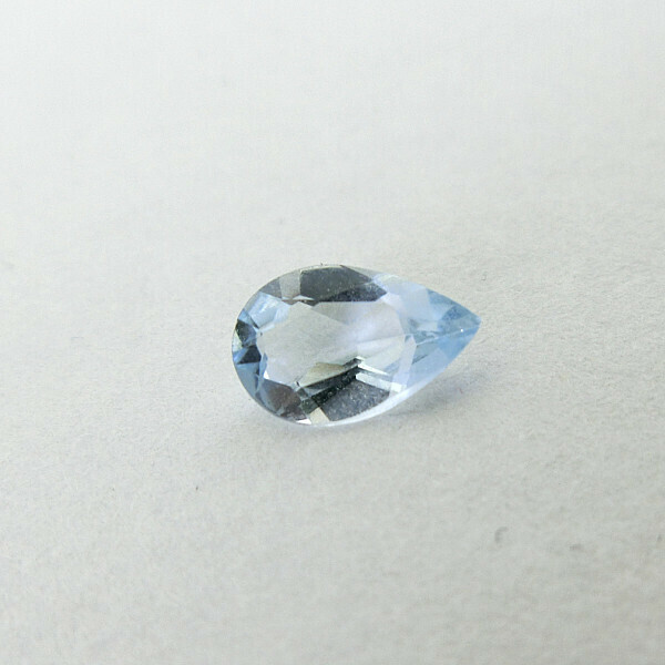 天然石 アクアマリン 約5×8mm ペアシェイプ 0.72ct 正規仕入品