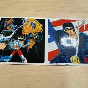 聖闘士星矢 男塾 映画 ステッカー シール 当時物 レア 希少 グッズ 昭和アニメ セイントセイヤ 昭和アニメ映画 限定