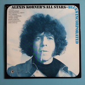 【US盤/試聴済LP】BLUES INCORPORATED『ALEXIS KORNER'S ALL STARS』1974年JSS-13★ブルース ジャズ名盤★DANNY THOMPSON