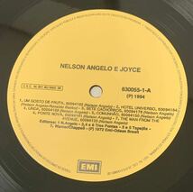 1994年 正規Brazil盤 Nelson Angelo E Joyce _画像6