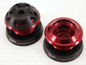 0【評価S】 DMV Dimotiv スタンドフック 赤 レッド 内径Φ10mm 片側 カバー 付属無