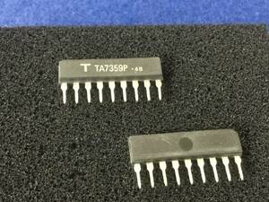 TA7359P 【即決即送】東芝 低ノイズプリアンプ IC [444BpK/182443] Toshiba Low Noise Pre-amplifier ２個セット