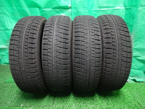 175/65R15●ブリヂストン ブリザック レボGZ BS BRIDGESTONE BLIZZAK REVO GZ 中古冬タイヤ4本●ユ39