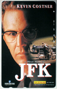 映画「JFK」未使用テレホンカード