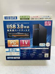 ☆　IO　DATA　HDCA-UT2.0KC 2.0TB　外付けハードディスク　　新品・未開封　☆