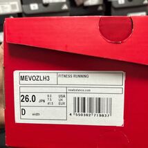 新品タグ付き FreshFoam X Evoz v3 D幅 ニューバランス new balance MEVOZLH3-2E ネイビー ランニングシューズ　26㎝_画像7