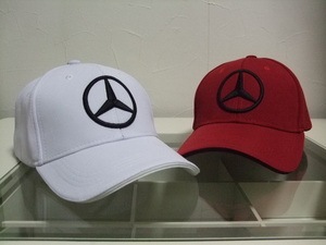 ★ご奉仕品の★在庫一掃セールです★必見★Mercedes‐Benz★お洒落で★綺麗～で★素敵～な★良質★キャップ★超お得な★2個セット★新品★