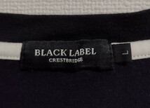 BLACK LABEL CRESTBRIDGE　ボックスロゴ ロンT　Lサイズ　ブラックレーベル クレストブリッジ_画像4