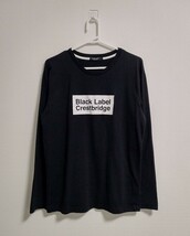 BLACK LABEL CRESTBRIDGE　ボックスロゴ ロンT　Lサイズ　ブラックレーベル クレストブリッジ_画像1