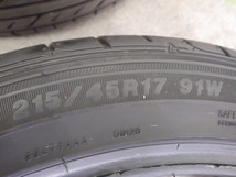 7【S.R】綺麗 GOODYEAR EAGLE LS EXE EG02 グッドイヤー イーグル エルエス エグゼ 215/45R17 2022年製 タイヤ1本 香川発_画像4