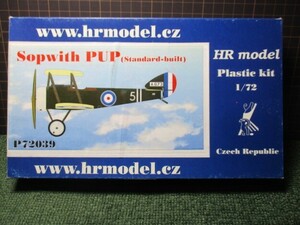 ★1/72 HR model 　 Sopwith PUP(Standard-built)★