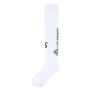 【22-24cm】即決20%オフ！LUZ e SOMBRA Jr. LOGO PATTERN LONG SOX(ホワイト) 新品未開封品 ルース ソックス 定番 ジュニアサイズ