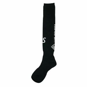 【22-24cm】即決20%オフ！LUZ e SOMBRA Jr. LOGO PATTERN LONG SOX(ブラック) 新品未開封品 ルース ソックス 定番 ジュニアサイズ