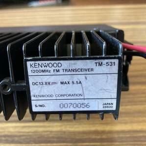 KENWOOD/ケンウッド/TM-531/1200MHz/FM TRANSCEIVER/トランシーバー/現状品/ジャンクの画像6