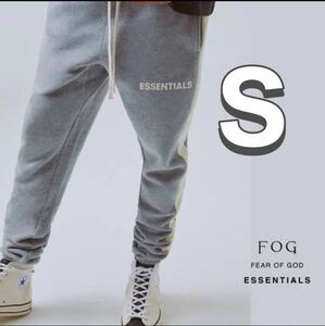 新品 FOG ESSENTIALS エッセンシャルズ スウェット ラインパンツ sweatpantsグレー　サイズS